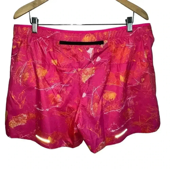 The‎ North Face Men's Limitless Run Shorts PinkOrange Lightweight Breathable XL - Picture 2 of 5